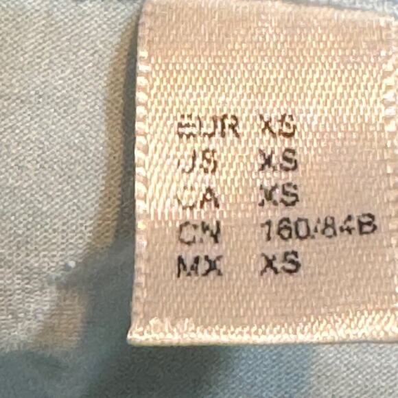 Crop Top Short Roll Sleeve Polyester Spandex XS 5 FOR $25 ๐ต ๐ฒ - Picture 3 of 5